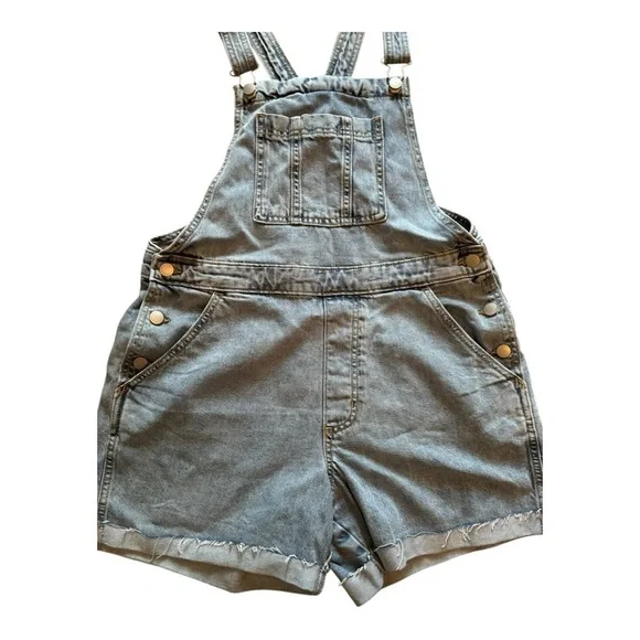 Universal Thread Blue Denim Overalls Size 8 - Picture 7 of 10